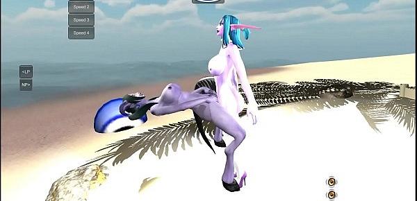  Futa Night Elf Female Draenei World of Warcraft